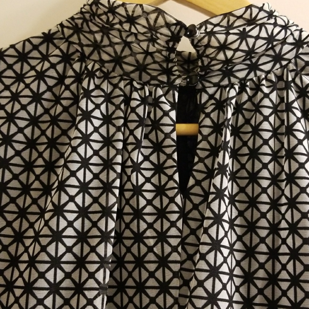 Black stripes blouse